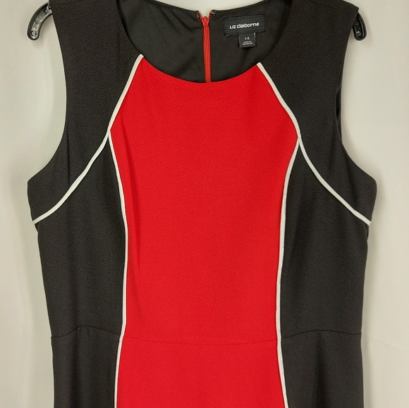 liz claibone size 14, Black and red Sleeveless - Picture 4 of 7